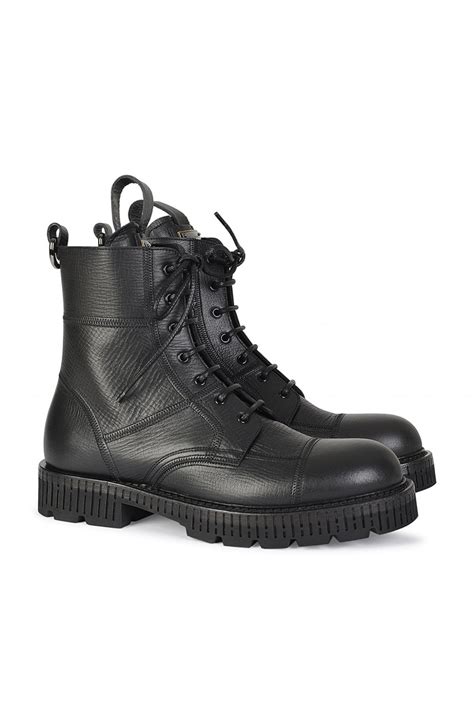dolce gabbana military boots
